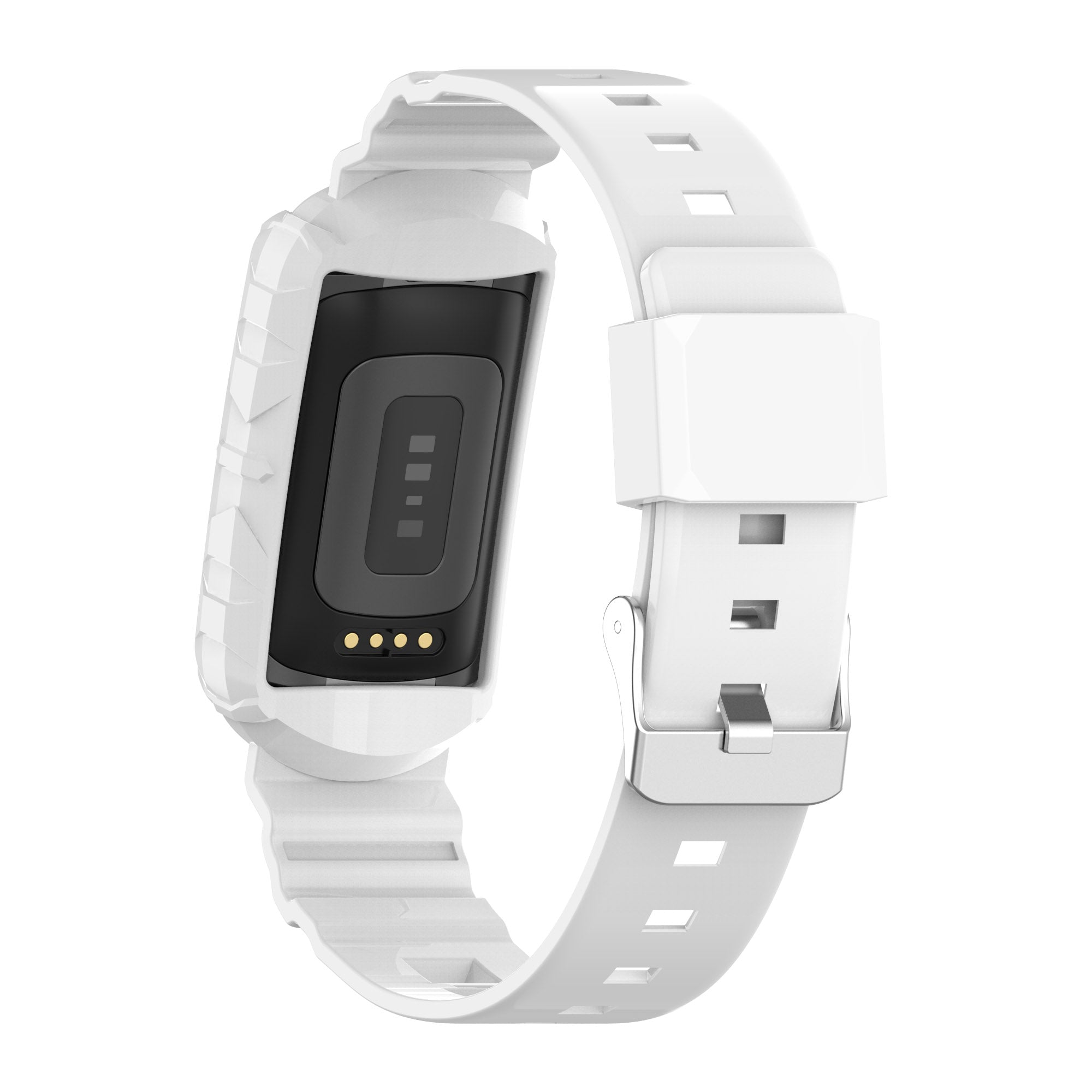 For Fitbit Charge 6 5 Silicone Watch Band Adjustable Wrist Strap with Anti-scratch Watch Case For Fitbit Charge 6 5 Silicone Watch Band Adjustable Wrist Strap with Anti-scratch Watch Case